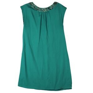 francesca's Size‎ small Teal Short Dress with beading